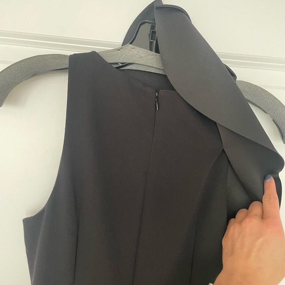 Black Floor Length Formal Maxi Dress Halston Heritage NWT - Picture 12 of 16